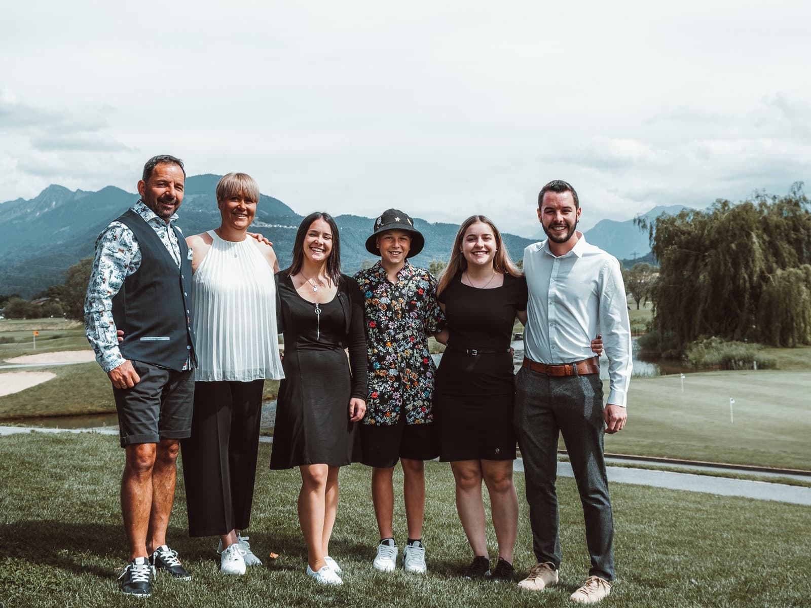 Veronika, Leonie und die Familie am Seewaldsee